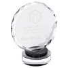 Round Facet Crystal Award – Round Base Options