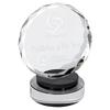Round Facet Crystal Award – Round Base Options