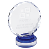 Round Facet Crystal Award – Round Base Options