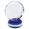 Round Facet Crystal Award – Round Base Options