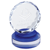 Round Facet Crystal Award – Round Base Options