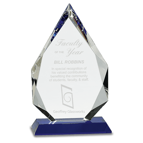 10" Diamond Crystal on Pedestal Base