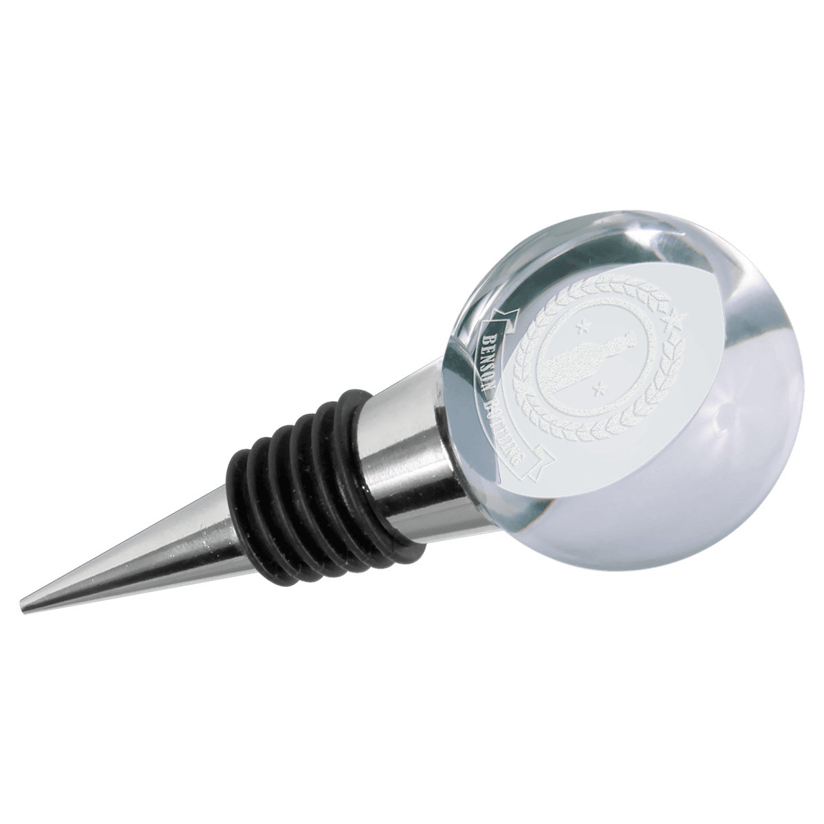 3 7/8" Crystal Wine Stopper
