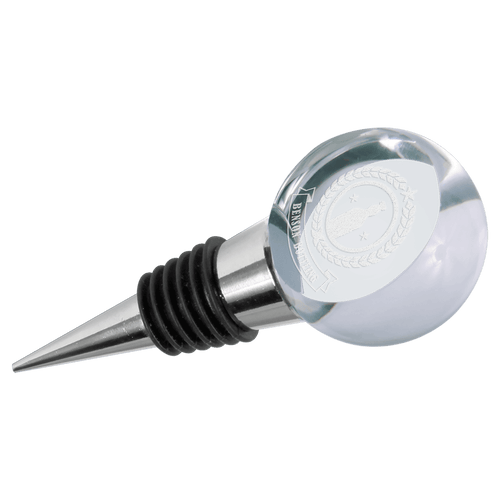 3 7/8" Crystal Wine Stopper