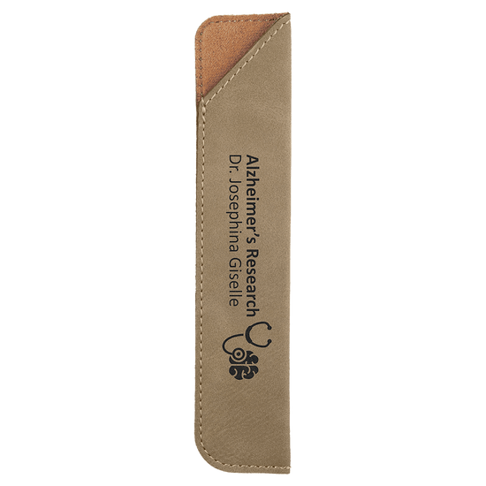 6 1/4" Laserable Leatherette Pen Sleeve