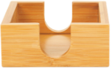 4" x 4" Bamboo Coaster Holder