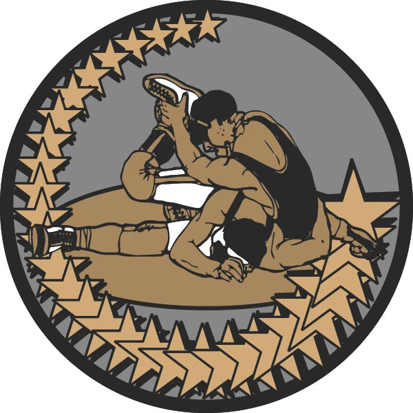 Wrestling Diamond Foil Label