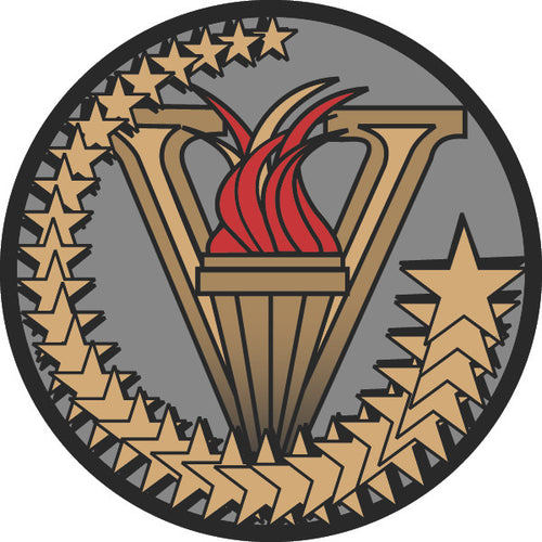Victory Diamond Foil Label