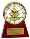 7 1/4" Executive & Rosewood Piano Finish Clock