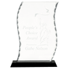Facet Glass Award on Black Base — Shape and Size
