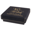 3 1/2" x 3 1/2" Medal Box with Laserable Leatherette Lid