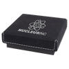3 1/2" x 3 1/2" Medal Box with Laserable Leatherette Lid