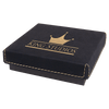 4" x 4" Medal Box with Laserable Leatherette Lid