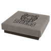 4" x 4" Medal Box with Laserable Leatherette Lid