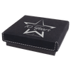 4" x 4" Medal Box with Laserable Leatherette Lid
