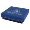 4" x 4" Medal Box with Laserable Leatherette Lid