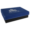 7 3/8" x 5 3/4" Gift Box with Laserable Leatherette Lid
