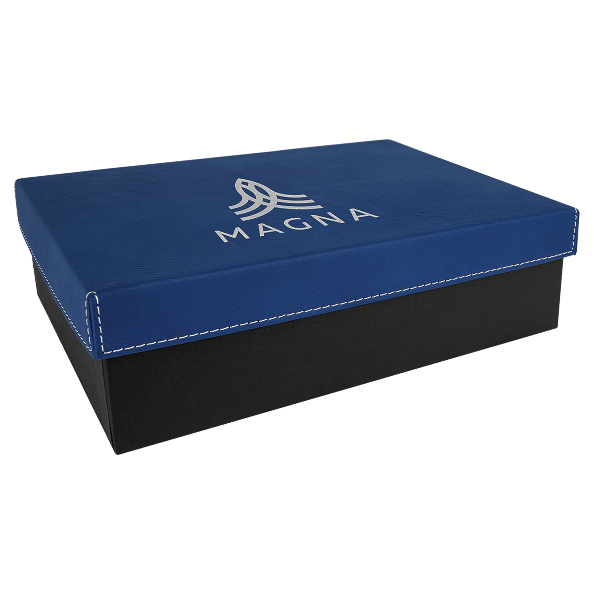 9 7/8" x 7 1/8" Gift Box with Laserable Leatherette Lid