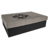 11 3/4" x 7 3/4" Gift Box with Laserable Leatherette Lid
