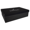 11 3/4" x 7 3/4" Gift Box with Laserable Leatherette Lid