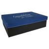 11 3/4" x 7 3/4" Gift Box with Laserable Leatherette Lid