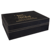8" x 6 3/8" Laserable Leatherette Premium Gift Box