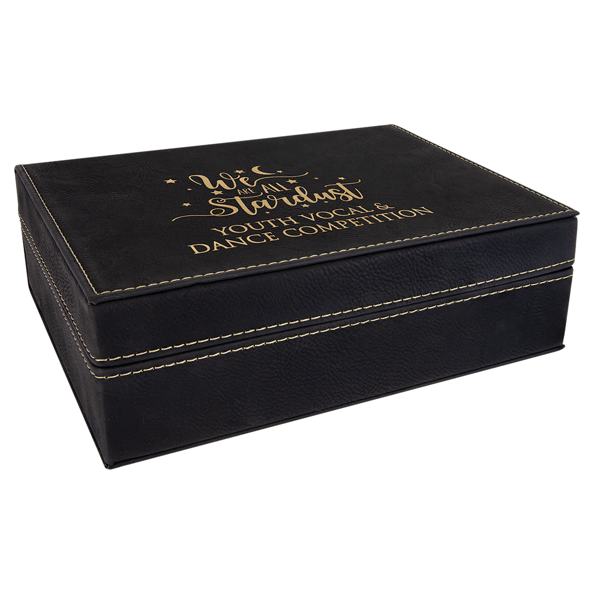 8" x 6 3/8" Laserable Leatherette Premium Gift Box