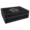 8" x 6 3/8" Laserable Leatherette Premium Gift Box