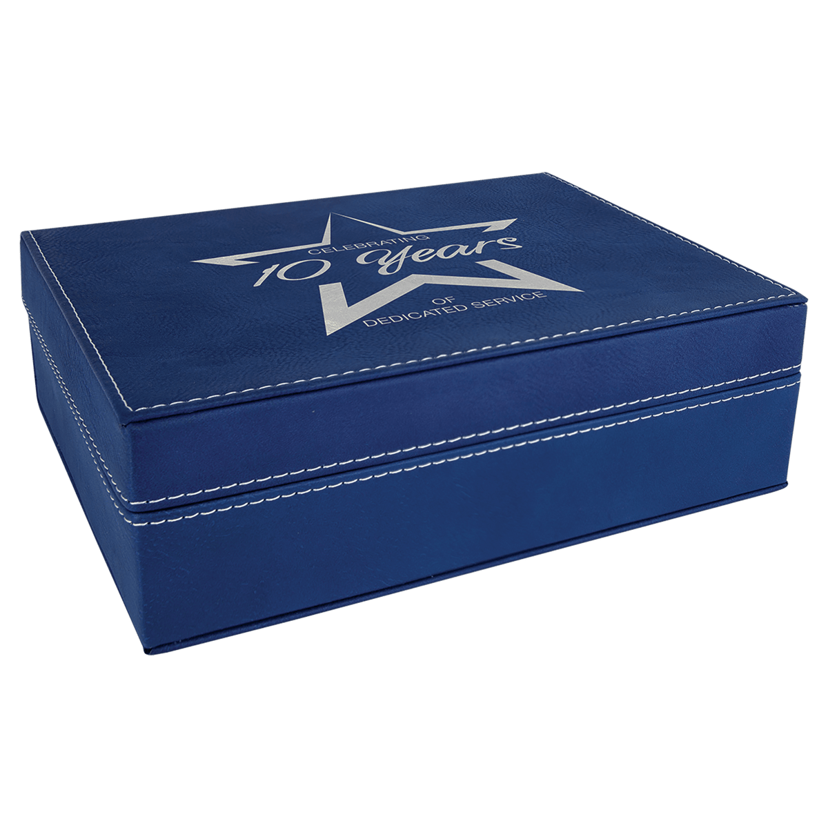 8" x 6 3/8" Laserable Leatherette Premium Gift Box