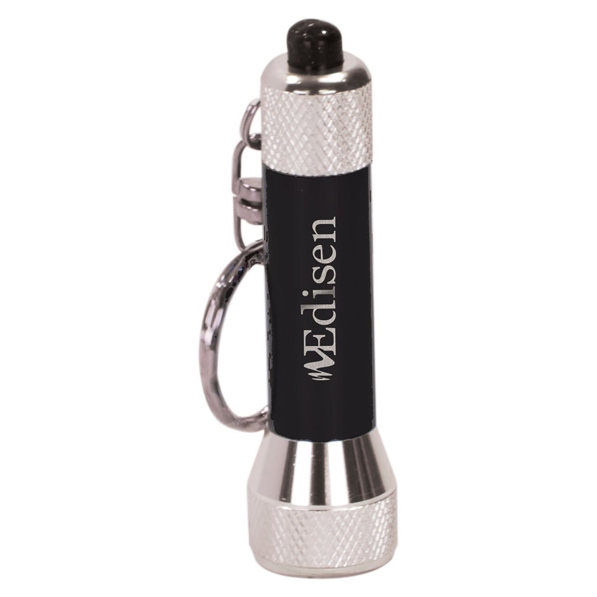 2 3/4" -5 LED Laserable Flashlight with Keychain