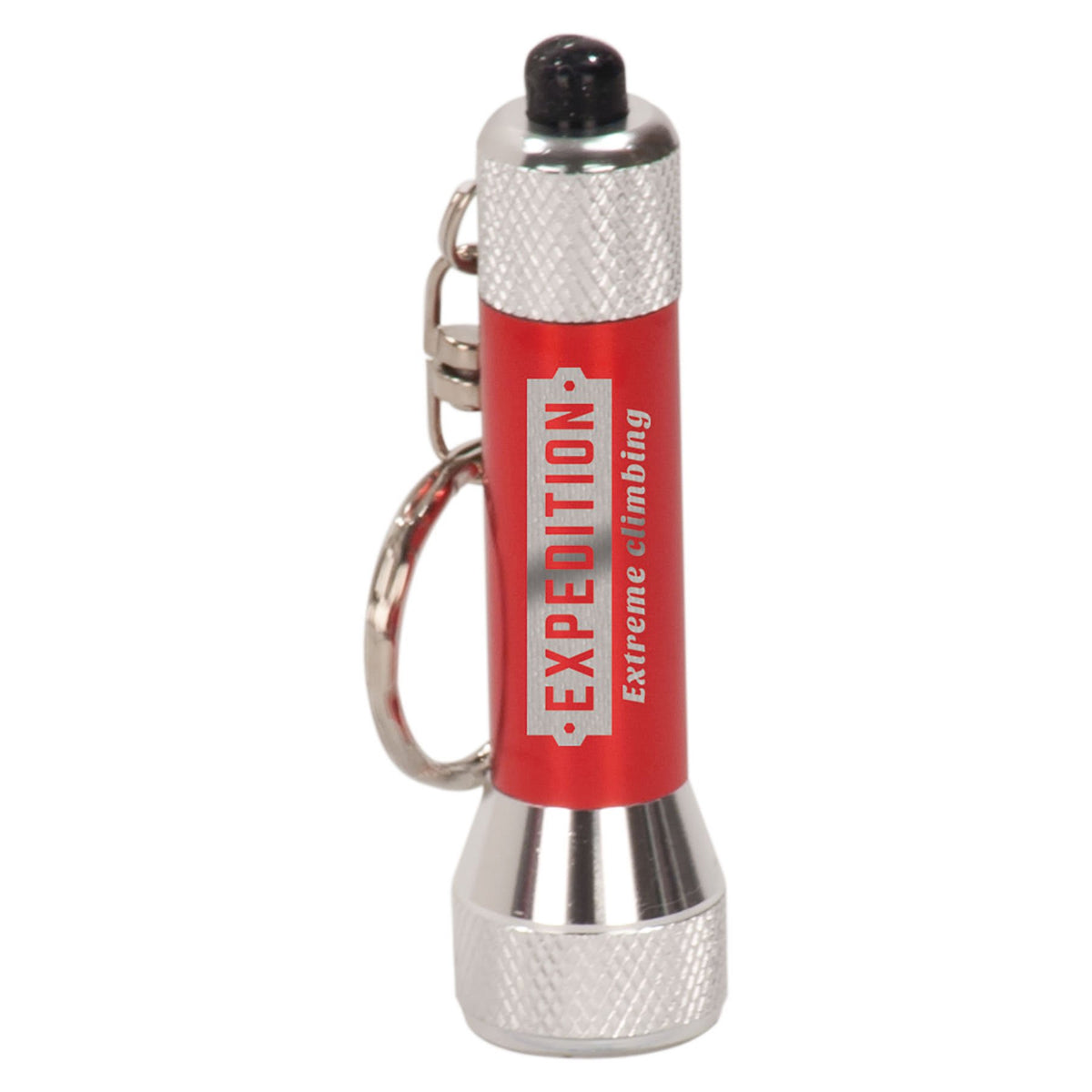 2 3/4" -5 LED Laserable Flashlight with Keychain