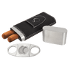 Laserable Leatherette Cigar Case with Cutter