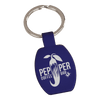 1 5/8" Laserable Rectangle Keychain
