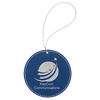 Laserable Leatherette Round Ornament with String