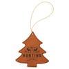 Laserable Leatherette Tree Ornament with String