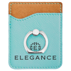 Laserable Leatherette Phone Wallet with Ring
