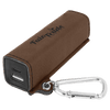 Laserable Leatherette 2200 mAh Power Bank with USB-C Cord