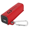 Laserable Leatherette 2200 mAh Power Bank with USB-C Cord