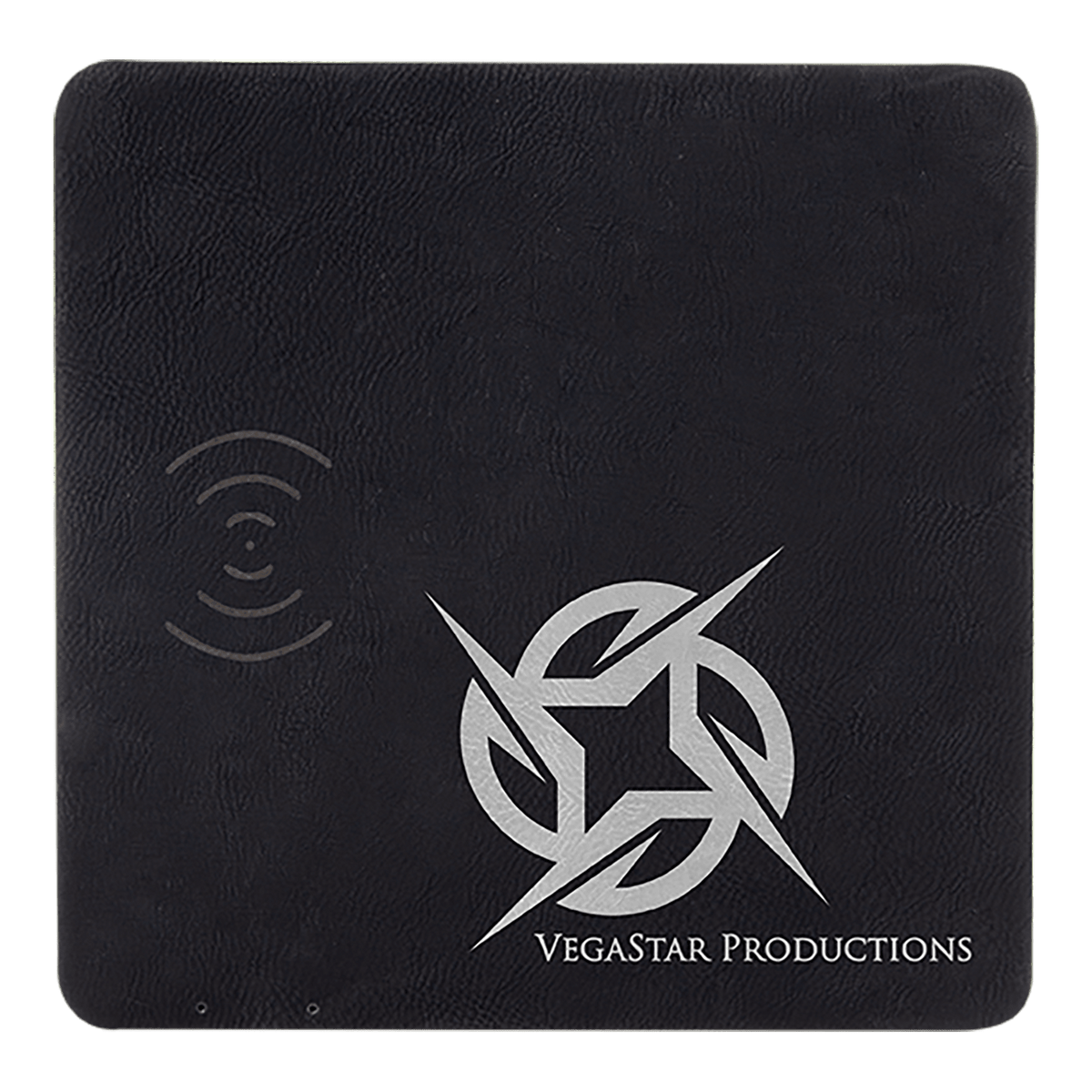 8" x 8" Laserable Leatherette Phone Charging Mat