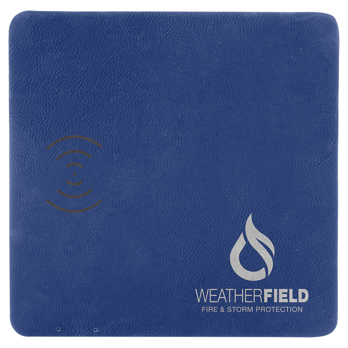 8" x 8" Laserable Leatherette Phone Charging Mat