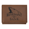 3" x 4" Laserable Leatherette Trifold Wallet