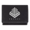 3" x 4" Laserable Leatherette Trifold Wallet