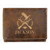 3" x 4" Laserable Leatherette Trifold Wallet