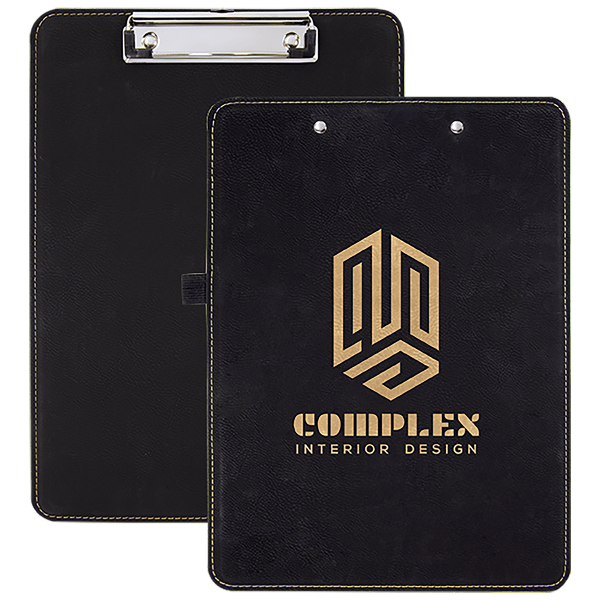 9" x 12 1/2" Laserable Leatherette Clipboard