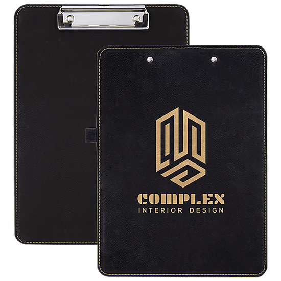 9" x 12 1/2" Laserable Leatherette Clipboard