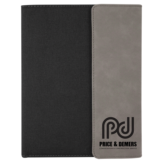 7" x 9" Canvas Portfolio with Notepad