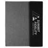 9 1/2" x 12" Canvas Portfolio with Leatherette Accent and Notepad