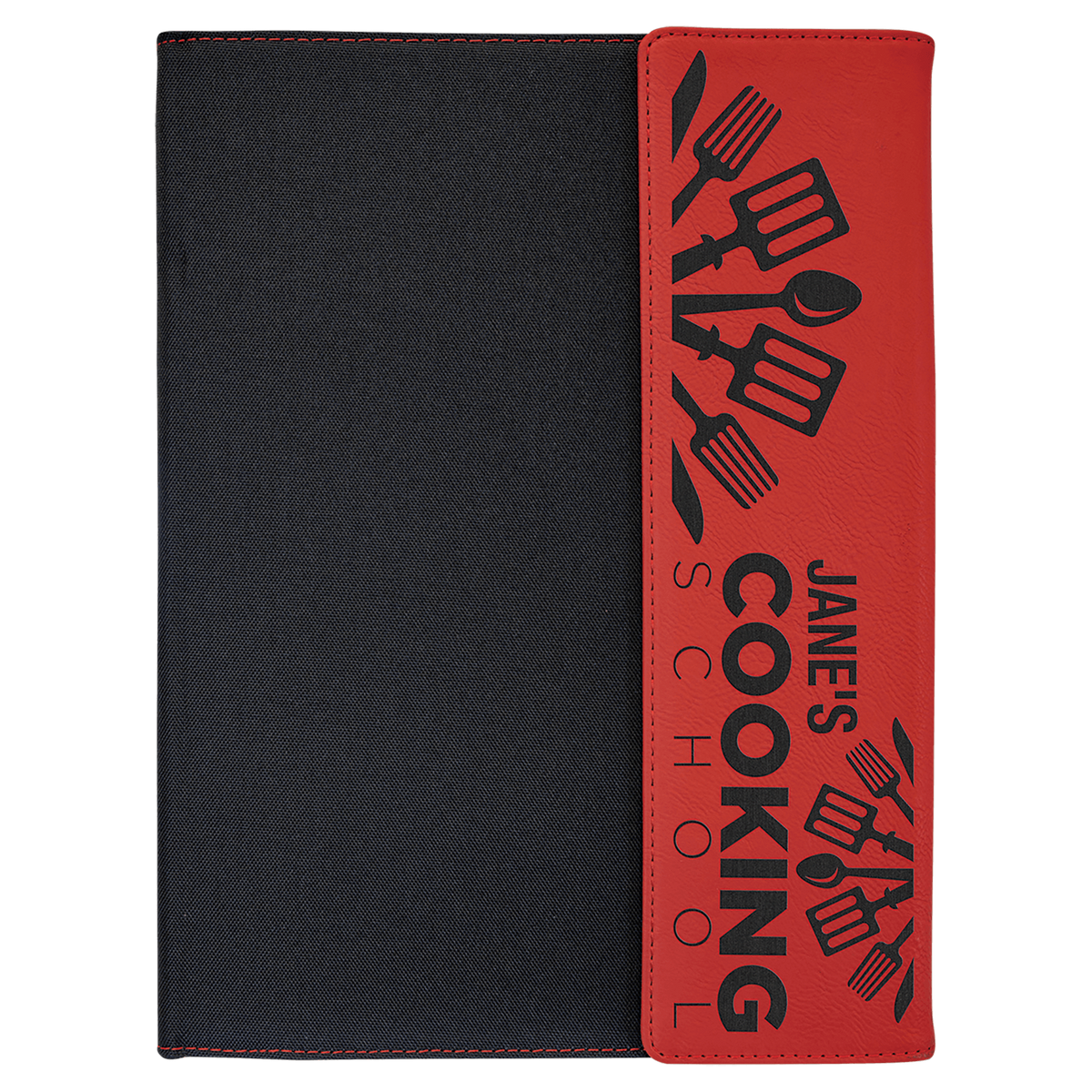9 1/2" x 12" Canvas Portfolio with Notepad
