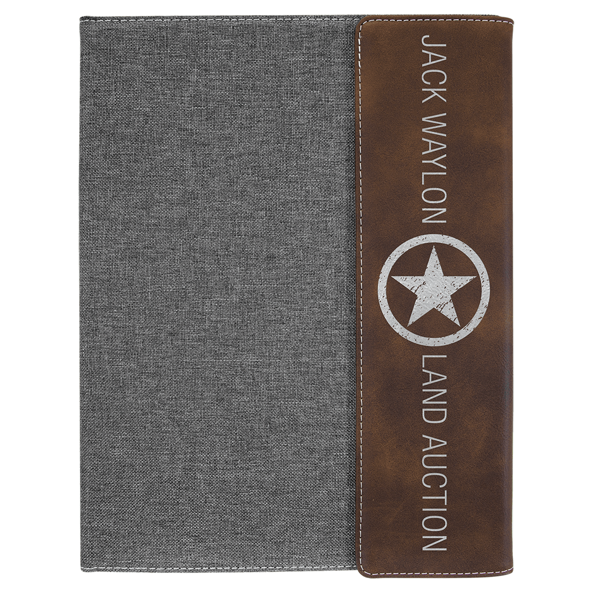 9 1/2"x12" Canvas Portfolio w/Notepad