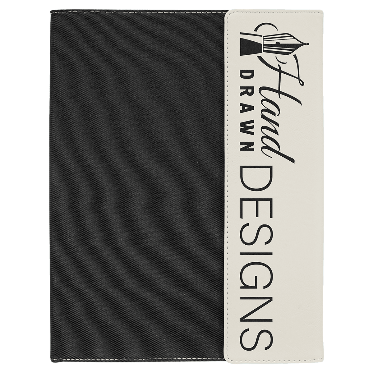 9 1/2" x 12" Canvas Portfolio with Note Pad